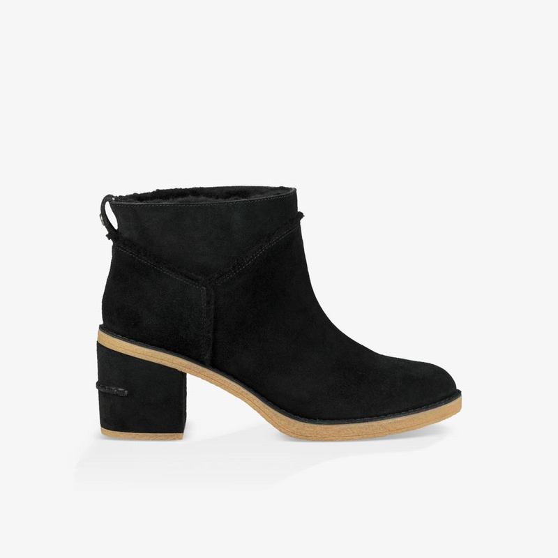 Bottine UGG Kasen II Femme Noir Soldes 741FQVAC